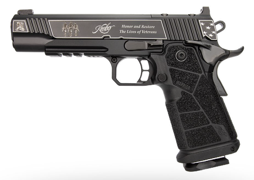 Kimber DS Warrior Boot Campaign Optic Ready Pistol, 9mm, 5in, Black Carbon Fiber Grips, Black Finish, 20 Rds