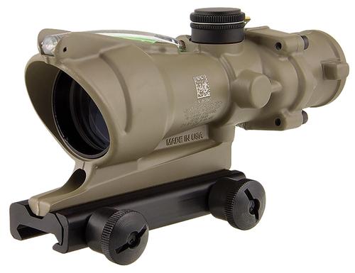 Trijicon ACOG Optics Rifle Scope TA31D100313, 4x, 32mm Obj, Illuminated Green Chevron