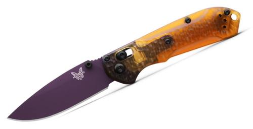 Benchmade Mini Freek Folding Knife w/ Plain Edge Drop Point Blade