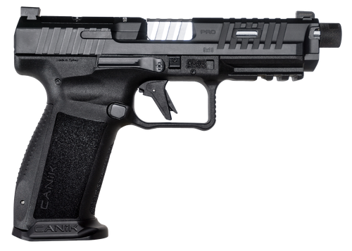 Canik Mete SFT Pro Full Size Pistol HGP7156N, 9mm, 5", Black Polymer Grips, Black Finish, Stainless Threaded Barrel, Optic Ready, 20 Rds