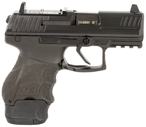Heckler & Koch P30SK LEM Optic Ready Pistol LTTLP30SKFTJRMR, 9mm, 4.40in, Black Polymer, Black Finish, 10 Rds