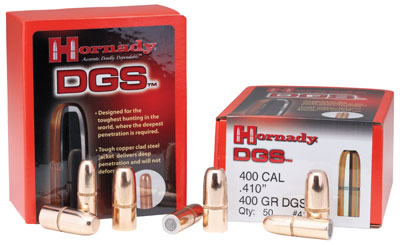 Hornady Dangerous Game Solid Bullets 9.3mm Caliber 300 gr 50/Box (3565), Not Loaded