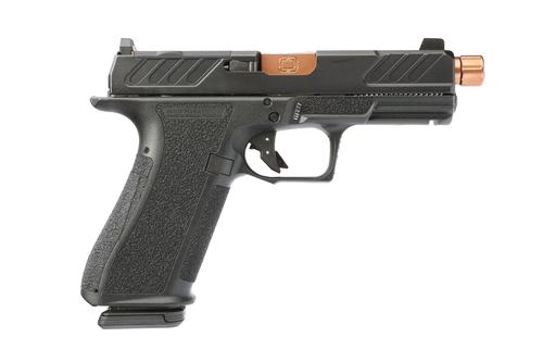 Shadow Systems XR920 Foundation Optic Ready Pistol SS-3309, 9mm, 4in Bronze Barrel, Black Frame Grips, 17 Rds
