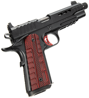 Kimber 3000438 Rapide Heat Pistol - 45ACP, 5 in, Matte Black Slide, Black Finish Frame, Threaded Barrel 8 Rds