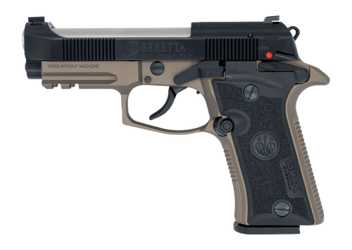 Beretta Cheetah 80X Optic Ready Pistol, 32 ACP, 3.90in, Black Grips, Bronze Anodized Finish, 12 Rds