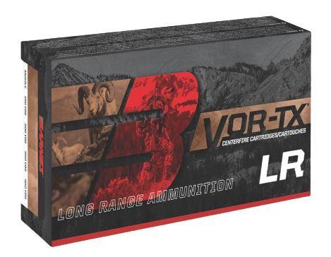 Barnes Bullets VOR-TX Ammunition, 22 Creedmoor, LRX Boat Tail, 180 GR, 20 Rd/bx