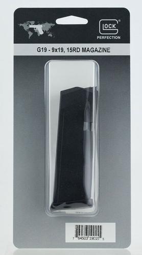 Glock G19 9MM 15 Round Black Magazine (MF19015)