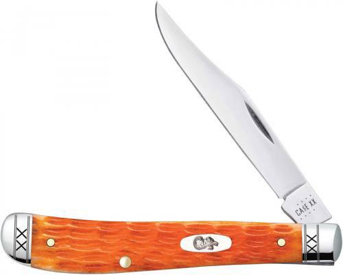 Case Knives Cayenne Bone Crandall Jig Slimline Trapper Knife (35814)