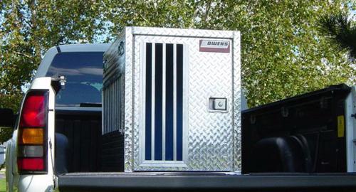 Owens Hunter Series Single Compartment Dog Box w/o Storage 55033, 4 Seasons Vents, 24"W x 38"D x 30"H