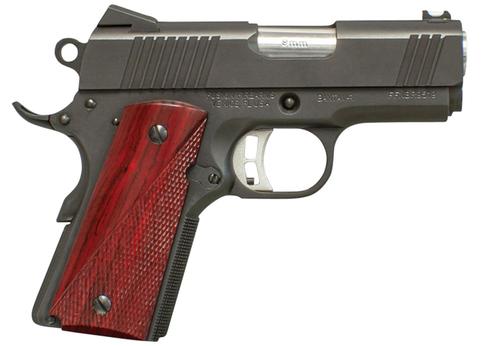 Fusion 1911 Freedom Bantam-R SAO Pistol 1911BANTAMR45, 45 ACP, 3", Red Cocobolo Grips, 8 Rds