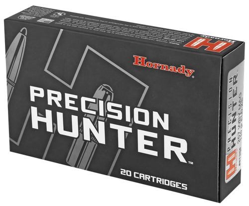Hornady Precision Hunter Rifle Ammunition 81364, 257 Weatherby, ELD-X, 110 GR, 3240 fps, 20 Rd/bx