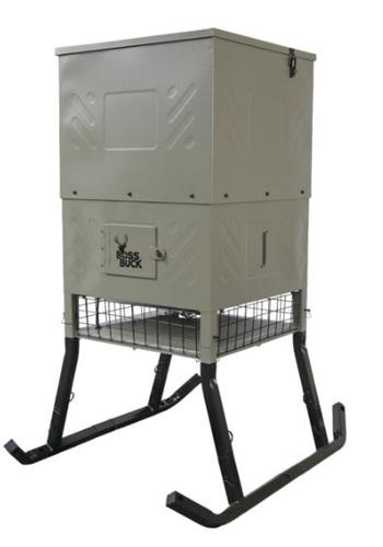Boss Buck 600lb FILL SLED FEEDER W/ DIVERTER PLATE & SOLAR PANEL