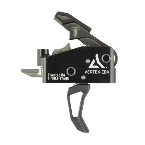 Radian Weapons Vertex CBX Curved Trigger For AR-15 Rifles, Silver