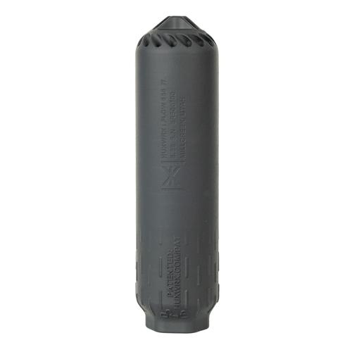 HUXWRX Flow 556 Ti Flow-Through 5.56 Cal Titanium Suppressor, Black Finish