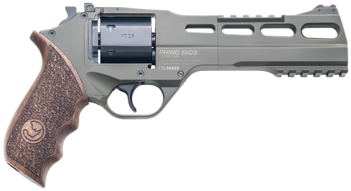 Chiappa Rhino Revolver CF340282, 357 Mag, 6", Walnut Grip, Blued Finish, 6 Rd