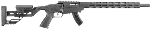 Ruger Precision Rimfire Rifle 8400, 22 LR, 18", Quick-Fit Precision Rimfire Adjustable Stock, Black Finish, 15 rd