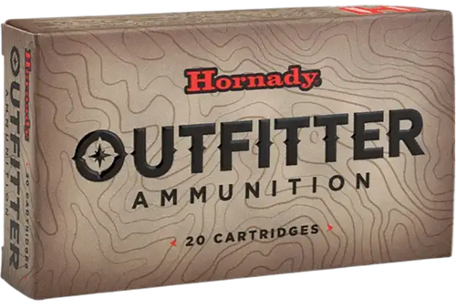 Hornady Outfitter Rifle Ammunition 809864, 308 Win, Copper Alloy eXpanding, 165 gr, 2610 fps, 20 Rd/Bx