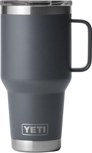 Yeti Rambler Travel Mug 30oz Stainless Steel Cup, Charcoal (21071501170)