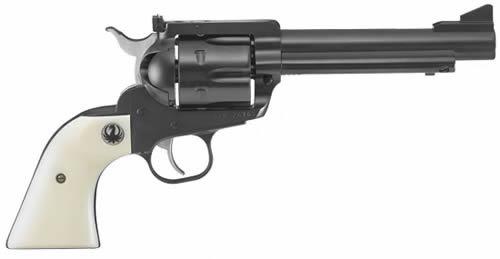 Ruger Blackhawk Flattop Revolver 5241, 45 ACP/45 Long Colt, 5.5 in, Ivory Grip, Stainless Finish, 6 Rd