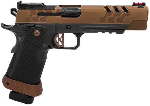 Kimber 2K11 Target Double Stack 1911 Pistol, 3500052, 45 ACP, 5", Aluminum Grips, Coyote DLC Slide, Polished PVD Barrel, Optic Ready, 13+1