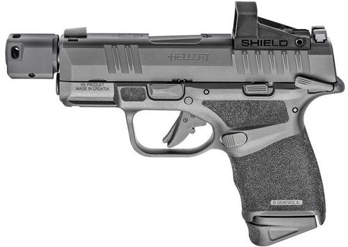 Springfield Hellcat RDP Semi-Auto Optics Ready Pistol HC9389BTOSPSMSCMS, 9mm, 3.8", Polymer Grips, Manual Safety, Black Finish, 13 Rds