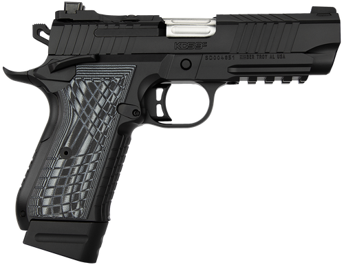 Kimber KDS9C RL Pistol 3100014, 9mm, 4.09", Gray/Black G10 Crosshatch Grips, KimPro Black Finish, 18 Rd