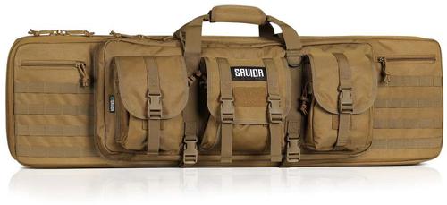 Savior Equipment American Classic Double Rifle Case, 36", Tan (RB-3612DG-V1-TN)