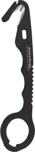 Benchmade 8 BLKWMED Safety Cutter (8 BLKWMED), 440C Steel, Hook Blade, Black Finish, 6.50" Overall Length