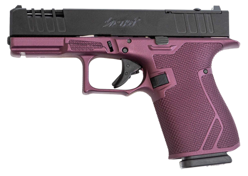 Great Lakes Striker Pistol GL19CHY, 9mm Luger, 4in, Black Cherry Cerakote Finish, 15 Rds