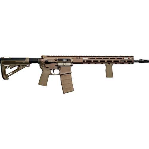 Shadow Systems U526 Semi-Auto Rifle, 5.56 NATO, 16", FDE Finish, Black DLC BCG, Ambidextrous Controls, 30 Rds