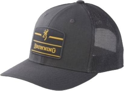 Browning Primer Mesh Cap 308761791, Carbon, Snap Back