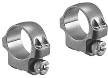 Ruger 90295 5KTG 1 in High Target Grey Scope Ring In Clamshell Package