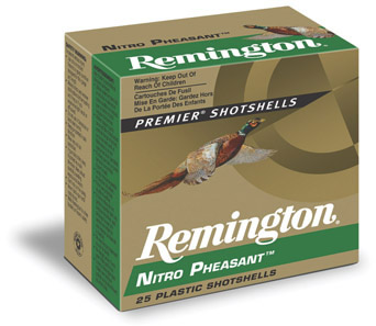 Remington Nitro Pheasant NP12M6, 12 Gauge, 2-3/4", 1-3/8 oz, 1300 fps, #6 Copper Plated Lead Shot, 25 Rd/bx