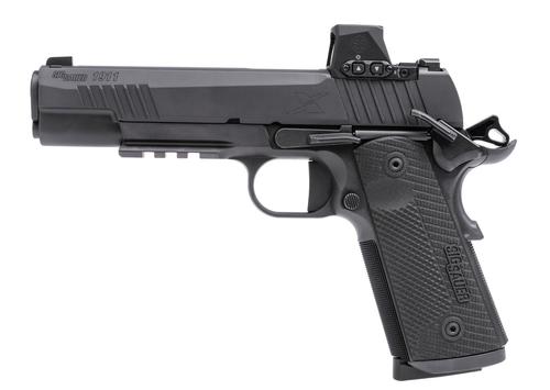 Sig Sauer 1911 X Series Pistol W1911XR-45-BXR3-RXX, 45 ACP, 5.0in, G10 Grip Panels, 8 Rds