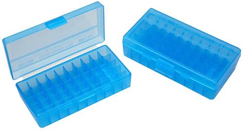MTM P504424 50 Round 44 Magnum-45 Long Colt Blue Pistol Ammo Box