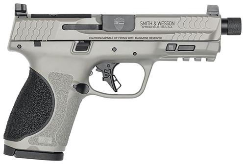 Smith and Wesson M&P M2.0 OR Spec Series Kit 13625, 9mm Luger, 4.60", Bull Shark Gray Cerakote Finish, 15 Rds
