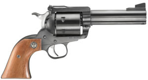 Ruger Super Blackhawk Single-Action Revolver 0813, 44 Remington Mag, 4 5/8 in, Rosewood Grip, Blue Steel Finish, 6 Rd