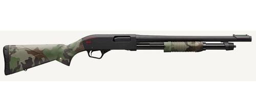 Winchester SXP Hybrid Defender Pump Shotgun 512442395, 12 Gauge, 18", 3" Chmbr, Woodland Camo, 5 Rds