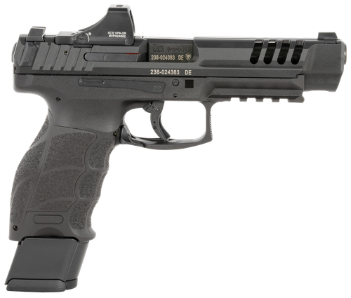 Heckler & Koch VP9L SCS Pistol 81000877, 9mm, 5", Black Polymer Grips, Steel Ported Slide, w/Holosun SCS Optic, 20 Rds
