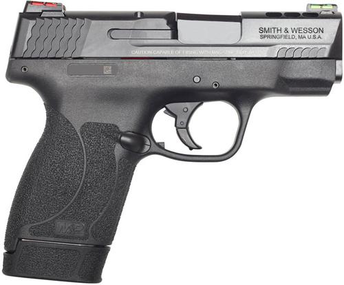 Smith and Wesson M&P45 Shield M2.0 Performance Pistol 12473, 45 ACP, 3.3", Black Polymer Grips, 7/6 Rds