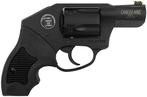Charter Arms Undercover Lite Off Duty Revolver 53711, 38 Special, 2", Black Rubber Grips, Black Finish, 5rd