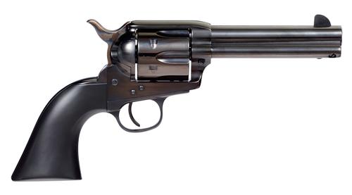 Taylors Devil Anse Revolver 555161D, 45 Colt (LC), 4.75", Matte Black Wood Grip, Blued Finish, 6 Rd