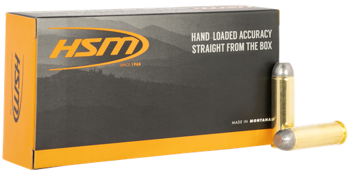 HSM Special Ultra Max Pistol Ammunition 500SW10N, 500 S&W Mag, Round Nose Flat Point, 330 gr, 1350 fps, 20 Rd/Bx