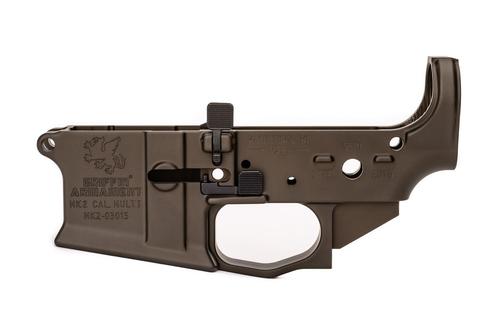 Griffin Armament MK2 MK2ALFDE, Ambi Stripped Lower Receiver, Terra Brown Anodized