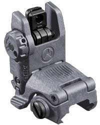 Magpul MBUS Rear AR-15 Stealth Gray Back Up Sight (MAG248-GRY)