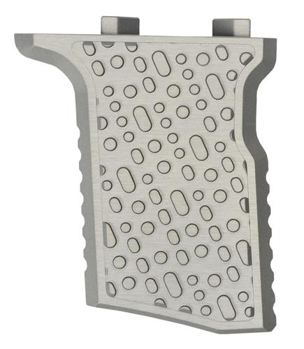 Q LLC Deluxe Q-Sert Vertical Grip Silver Anodized Aluminum (ACCQSERTVGAL)