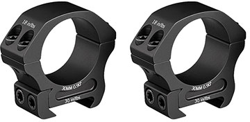 Vortex Pro Series Rings Weaver Style PR34-M, 34mm, Medium, Matte Black