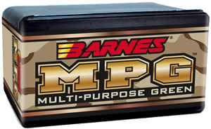 Barnes MPG Bullets, .224", 223/5.56 Caliber, FB, 55 Grain, 100 Per Box Multi Purpose Green Bullets (22476), Not Loaded