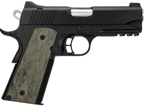 Kimber 3700824 Pro RL (Limited) Pistol 3700824, 45 ACP, 4 in Barrel, Ghillie Green Grips, Black Finish, 7 Rd