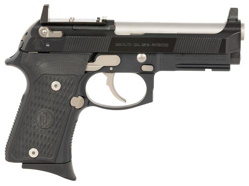 Beretta 92 Elite LTT Compact Optic Ready Pistol LTT92CTJNRR, 9mm, 4.25in, Black VZ/LTT G10, Black Cerakote Finish, 15 Rds